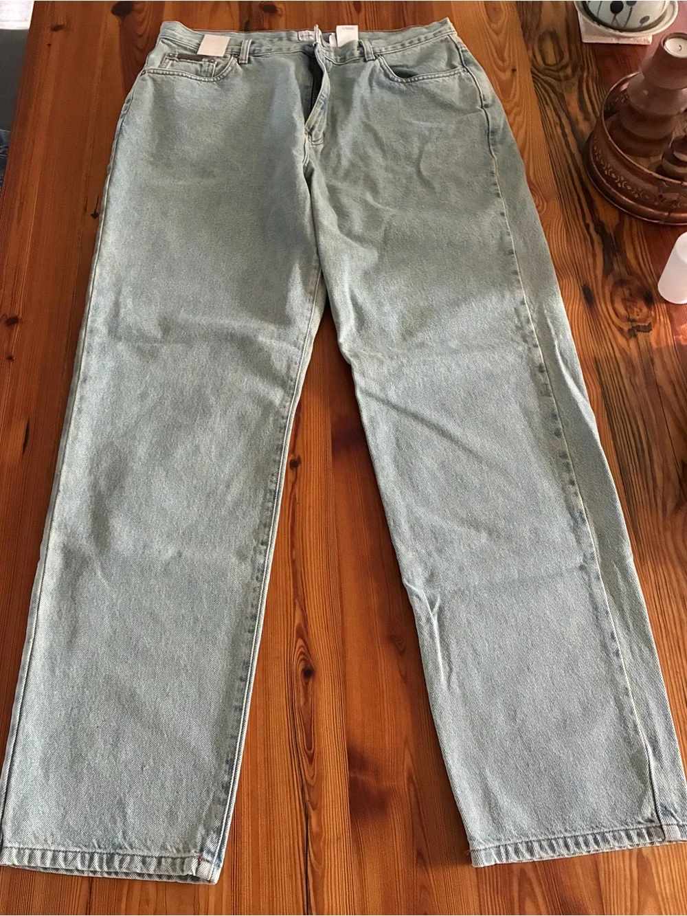 Calvin Klein Light Blue Relaxed Fit Jeans